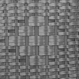 Springos Meble ogrodowe metalowe 2 krzesła i stół ze szklanym blatem zestaw ogrodowy czarno-szary UNIWERSALNY 11