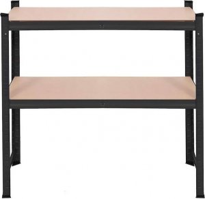 Springos Regał metalowy z 5 półkami 150x75x30cm 675kg do garażu, piwnicy, czarny UNIWERSALNY 6