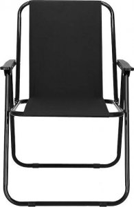 Springos Krzesło turystyczne, wędkarskie składane krzesełko na biwak, plaże czarne UNIWERSALNY 2