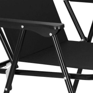 Springos Krzesło turystyczne, wędkarskie składane krzesełko na biwak, plaże czarne UNIWERSALNY 4