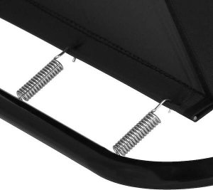 Springos Krzesło turystyczne, wędkarskie składane krzesełko na biwak, plaże czarne UNIWERSALNY 6