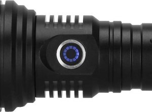 Latarka Springos Latarka taktyczna LED wojskowa wielofunkcyjna z zoomem akumulatorowa czarna UNIWERSALNY 22