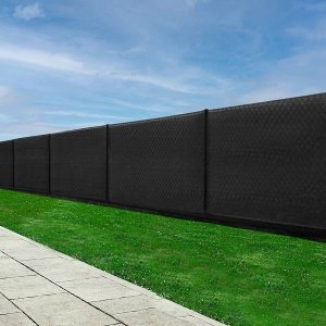 Springos Siatka cieniująca 90% osłonowa 1,5x10m czarna 50 szt. opasek zaciskowych UNIWERSALNY 2