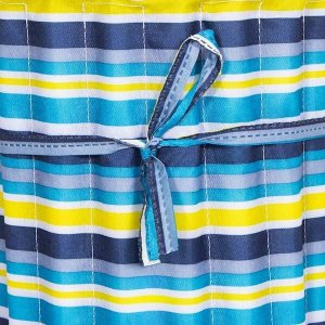 Springos Mata plażowa z poduszką 180x60 cm karimata piankowa, kolorowe pasy UNIWERSALNY 2