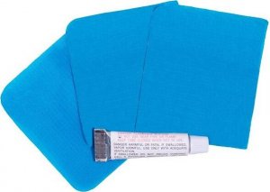 Springos Mata, materac dmuchany, trekingowy, turystyczny 190x58x4 cm niebieski UNIWERSALNY 14