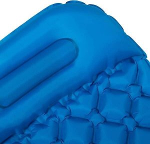 Springos Mata, materac dmuchany, trekingowy, turystyczny 190x58x4 cm niebieski UNIWERSALNY 2