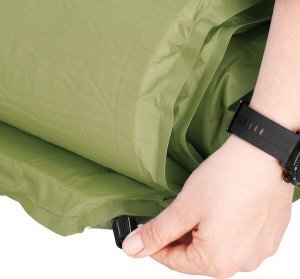Springos Mata samopompująca 180 cm mata turystyczna biwakowa z pokrowcem zielona UNIWERSALNY 5
