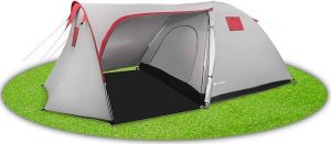 Namiot turystyczny Springos Namiot turystyczny 4-osobowy z przedsionkiem, wodoodporny, szary UNIWERSALNY 21