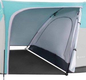 Namiot turystyczny Springos Namiot turystyczny 3-osobowy z przedsionkiem, wodoodporny, morski-szary UNIWERSALNY 17