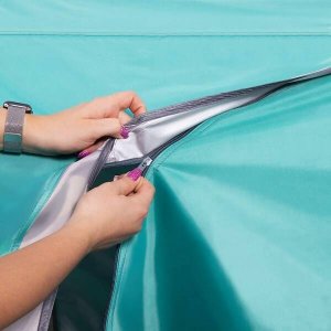 Namiot turystyczny Springos Namiot turystyczny 3-osobowy z przedsionkiem, wodoodporny, morski-szary UNIWERSALNY 6