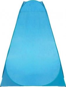 Springos Namiot plażowy samorozkładający 190x120x120 cm mobilna przebieralnia niebieska UNIWERSALNY 3