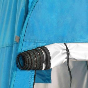 Springos Namiot plażowy samorozkładający 190x120x120 cm mobilna przebieralnia niebieska UNIWERSALNY 5