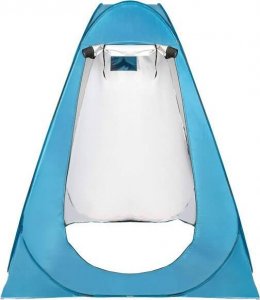 Springos Namiot plażowy samorozkładający 190x120x120 cm mobilna przebieralnia niebieska UNIWERSALNY 9