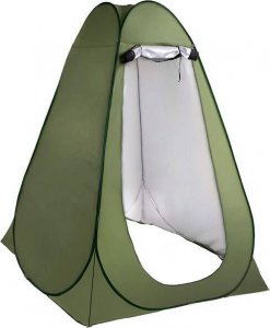 Springos Namiot plażowy samorozkładający 190x120x120 cm mobilna przebieralnia zielony UNIWERSALNY 12