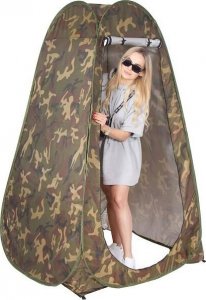 Springos Namiot plażowy samorozkładający 190x120x120 cm mobilna przebieralnia moro UNIWERSALNY 13