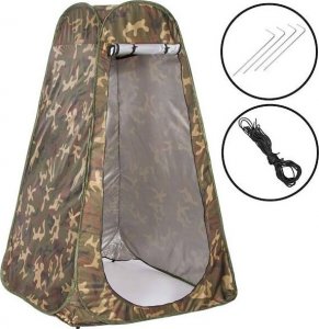 Springos Namiot plażowy samorozkładający 190x120x120 cm mobilna przebieralnia moro UNIWERSALNY 19