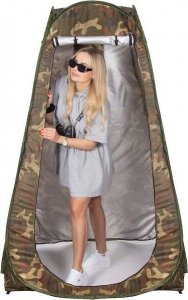 Springos Namiot plażowy samorozkładający 190x120x120 cm mobilna przebieralnia moro UNIWERSALNY 21