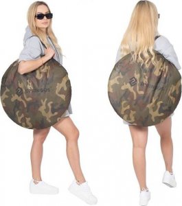 Springos Namiot plażowy samorozkładający 190x120x120 cm mobilna przebieralnia moro UNIWERSALNY 9