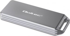 Kieszeń Qoltec Mini obudowa na dysk M.2 SSD | NVMe | PCIe | USB3.1 | Super speed10Gb/s | 2TB | Srebrna 6