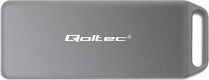 Kieszeń Qoltec Mini obudowa na dysk M.2 SSD | NVMe | PCIe | USB3.1 | Super speed10Gb/s | 2TB | Srebrna 9