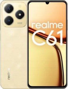 Smartfon Realme C61 6/256GB Złoty  (631011003017) 1