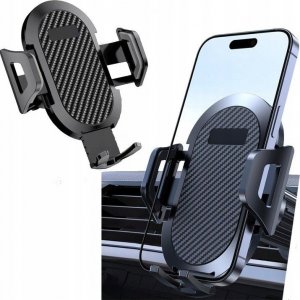 SUPERO Uchwyt samochodowy na telefon Supero Car Air Vent Holder Carbon czarny 1