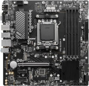 Płyta główna MSI Płyta MSI PRO B650M-P /AMD B650/DDR5/SATA3/M.2/USB3.1/PCIe4.0/AM5/mATX 1