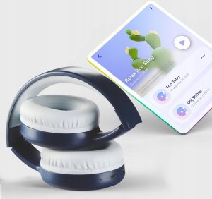 Słuchawki Pantone słuchawki Bluetooth PT-WH008 Navy 2380C nauszne 4