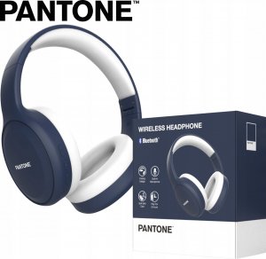 Słuchawki Pantone słuchawki Bluetooth PT-WH008 Navy 2380C nauszne 5