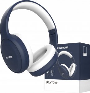Słuchawki Pantone słuchawki Bluetooth PT-WH008 Navy 2380C nauszne 7