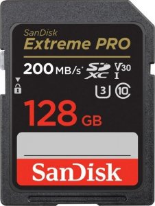 Karta SanDisk SanDisk karta pamięci 128GB Extreme Pro SDXC C10 V30 UHS-I U3 1