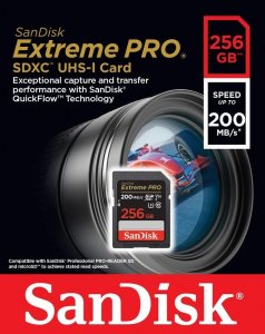 Karta SanDisk Extreme PRO SDXC 256 GB Class 10 UHS-I/U3 V30 (AKKSGKARSAN00101) 3