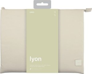 Etui Uniq UNIQ etui Lyon laptop Sleeve 14" beżowy/seasalt light beige Waterproof RPET 3