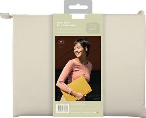 Etui Uniq UNIQ etui Lyon laptop Sleeve 14" beżowy/seasalt light beige Waterproof RPET 4