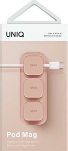 Uniq UNIQ Pod Mag magnetyczny organizer do kabli + baza różowy/blush pink 4