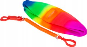 Hipo Piłka tęczowa na sprężynce 21cm 720547 44221 13