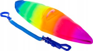 Hipo Piłka tęczowa na sprężynce 21cm 720547 44221 7