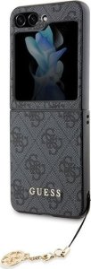 Guess Etui GUHCZF5GF4GGR Samsung Galaxy Z Flip 5 hardcase 4G Charms Collection szary 6
