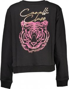 Cavalli Class CAVALLI CLASS CZARNA BLUZA BEZ ZAMKA XS EU 2