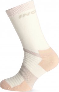 Inov-8 Skarpety biegowe Inov-8 Active High Sock - Kość Słoniowa-Róża S 3
