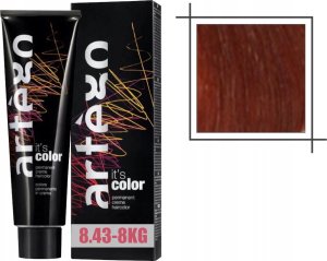 Artego It's color 150ml farba w kremie z szeroka paleta odcieni - 8.43 - 8KG jasny miedziano - zlocisty blond 4