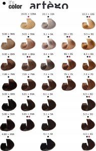 Artego It's color 150ml farba w kremie z szeroka paleta odcieni - 8.43 - 8KG jasny miedziano - zlocisty blond 6