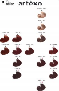 Artego It's color 150ml farba w kremie z szeroka paleta odcieni - 8.43 - 8KG jasny miedziano - zlocisty blond 9