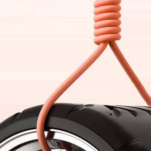 Kabel USB Dudao Lightning - USB-C 1 m Pomarańczowy (DDA287) 6