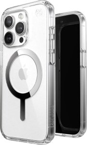 Speck Speck Presidio Perfect-Clear MagSafe - Etui iPhone 15 Pro (Clear / Chrome Finish / Serene Silver) 1