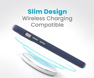 Speck Speck Presidio2 Grip - Etui iPhone 15 / iPhone 14 / iPhone 13 (Coastal Blue / Dustgrey / White) 8