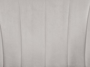 Beliani Welur Fotel Jasnoszary LACONIA 6