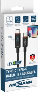 Kabel USB Ansmann Ansmann USB-C/USB-C Cable 120cm > 140 Watt Power Del.  1700-0176 11