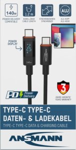 Kabel USB Ansmann Ansmann USB-C/USB-C Cable 120cm > 140 Watt Power Del.  1700-0176 12