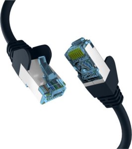 EFB EFB RJ45 PATCHKABEL mit CAT7 ROHKABEL SCHWARZ 1.5m 1